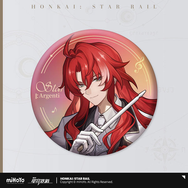 Honkai: Star Rail LIVE Series Badge-Argenti-miHoYo-Ace Cards &amp; Collectibles