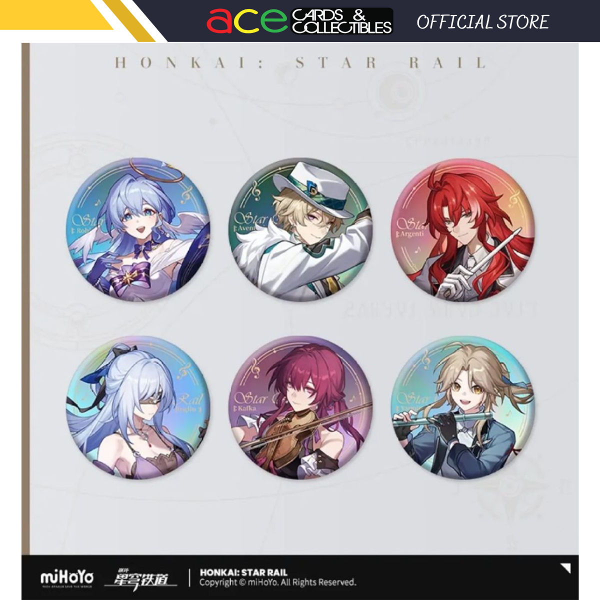 Honkai: Star Rail LIVE Series Badge-Robin-miHoYo-Ace Cards &amp; Collectibles