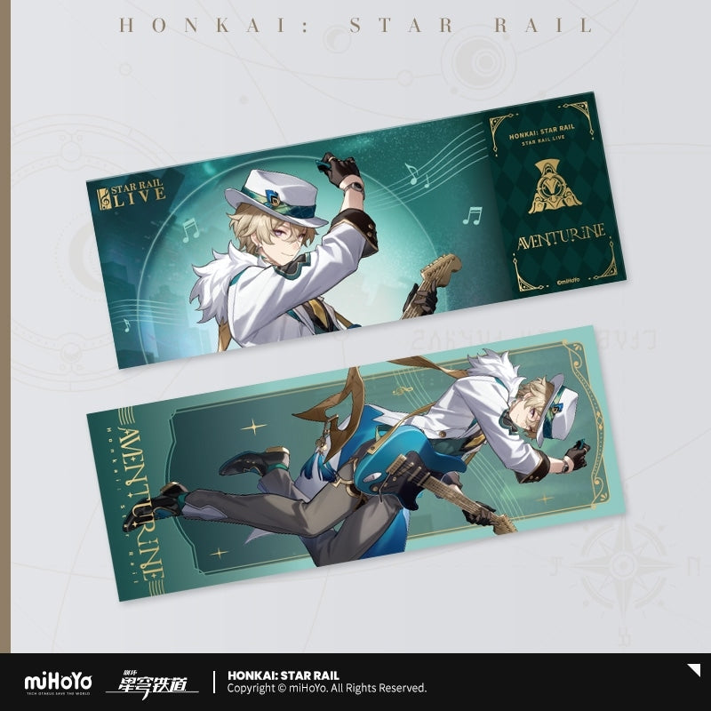 Honkai: Star Rail LIVE Series Holographic Collectible Ticket-Adventurine-miHoYo-Ace Cards &amp; Collectibles