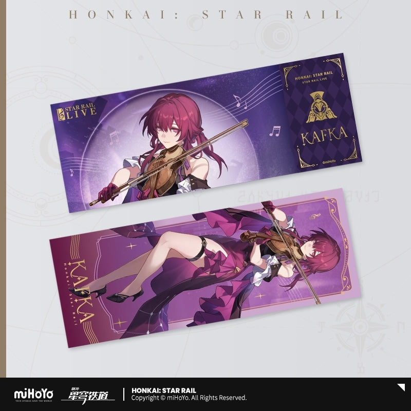 Honkai: Star Rail LIVE Series Holographic Collectible Ticket-Kafka-miHoYo-Ace Cards &amp; Collectibles