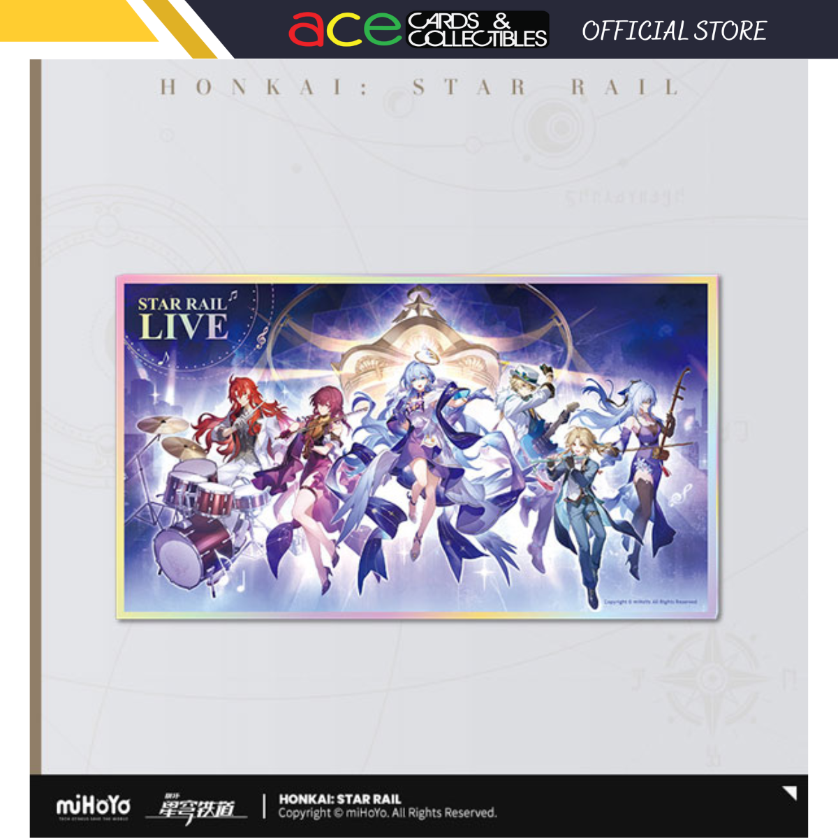 Honkai: Star Rail LIVE Series PET Shikishi-miHoYo-Ace Cards &amp; Collectibles