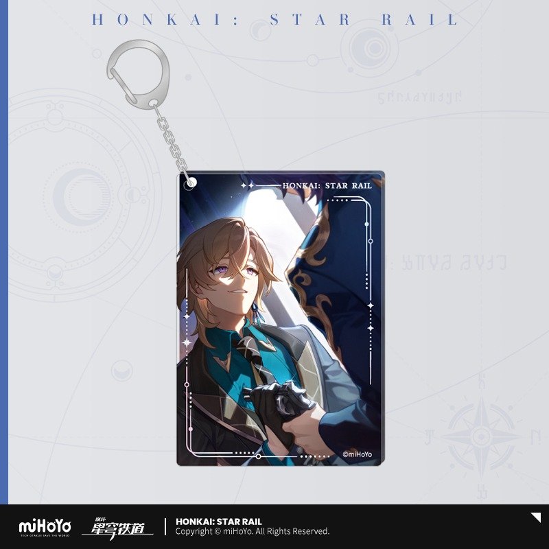 Honkai: Star Rail Light Cone Acrylic Keychain Series-Aventurine-miHoYo-Ace Cards &amp; Collectibles
