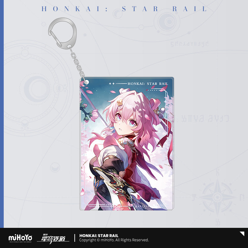 Honkai: Star Rail Light Cone Acrylic Keychain Series-March 7th-miHoYo-Ace Cards &amp; Collectibles