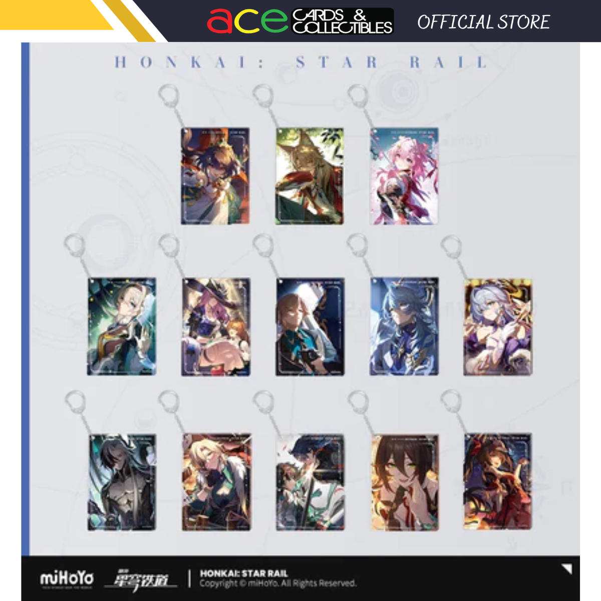 Honkai: Star Rail Light Cone Acrylic Keychain Series-Sparkle-miHoYo-Ace Cards &amp; Collectibles