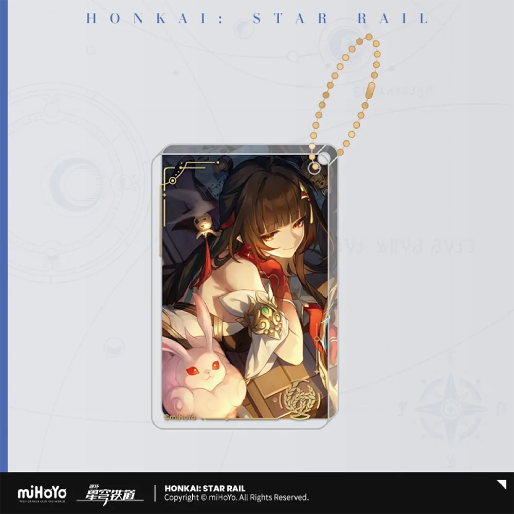 Honkai: Star Rail Light Cone Thick Acrylic Keychain-Yanqing-miHoYo-Ace Cards & Collectibles