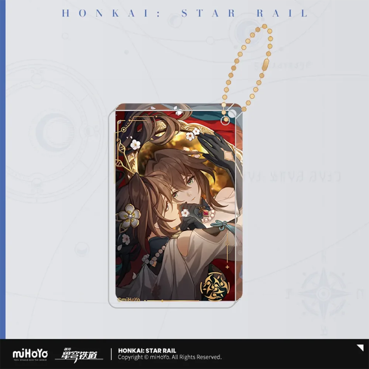 Honkai: Star Rail Light Cone Thick Acrylic Keychain-Yanqing - Sleep Like The Dead-miHoYo-Ace Cards & Collectibles