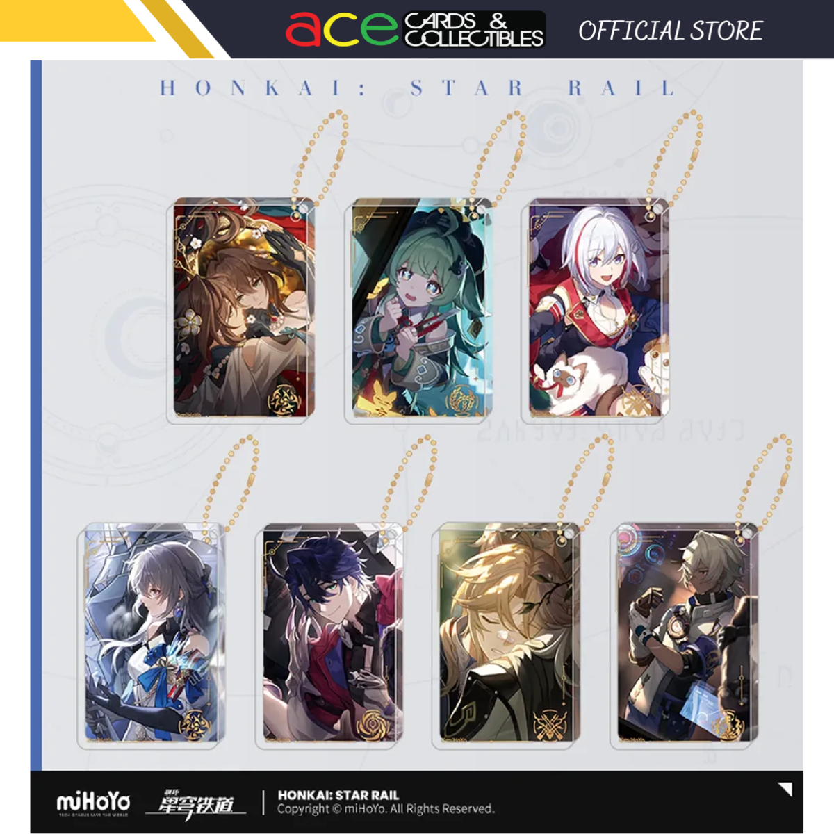 Honkai: Star Rail Light Cone Thick Acrylic Keychain-Yanqing-miHoYo-Ace Cards & Collectibles