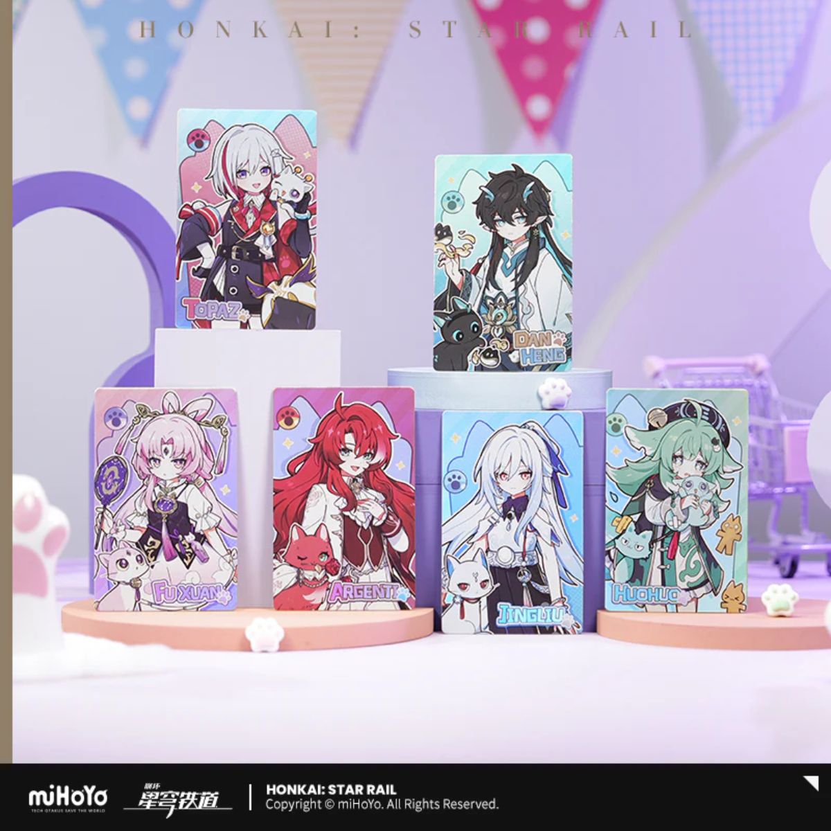 Honkai: Star Rail Little Cat Holographic Collectible Ticket-Kafka-miHoYo-Ace Cards &amp; Collectibles