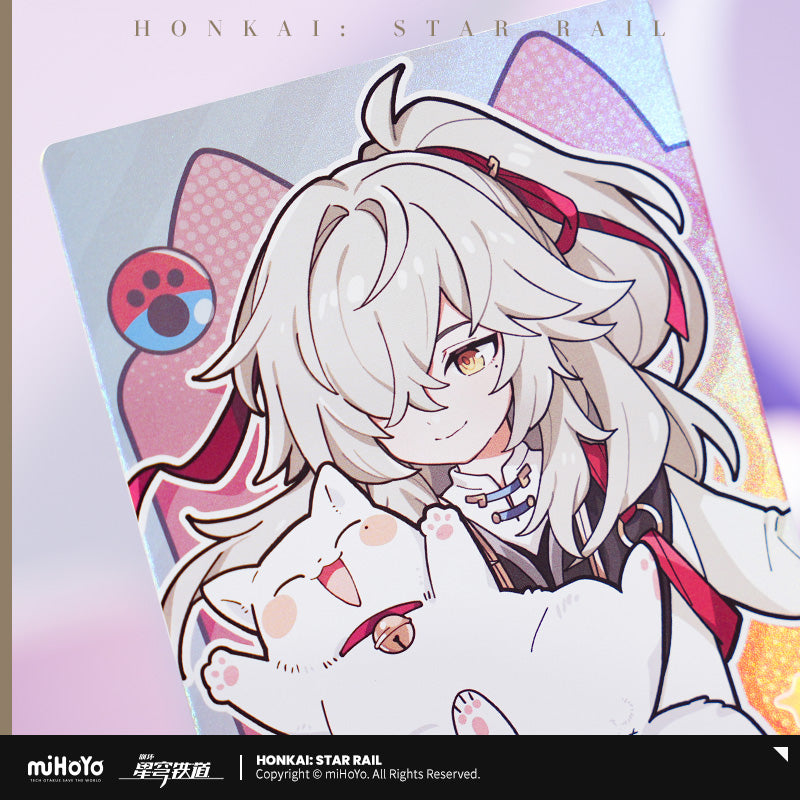 Honkai: Star Rail Little Cat Holographic Collectible Ticket-Kafka-miHoYo-Ace Cards &amp; Collectibles