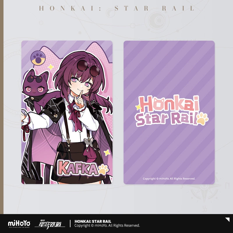 Honkai: Star Rail Little Cat Holographic Collectible Ticket-Kafka-miHoYo-Ace Cards &amp; Collectibles