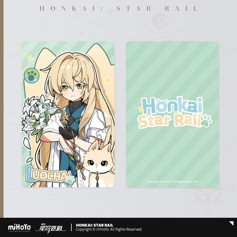 Honkai: Star Rail Little Cat Holographic Collectible Ticket-Luocha-miHoYo-Ace Cards &amp; Collectibles