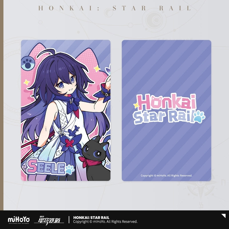 Honkai: Star Rail Little Cat Holographic Collectible Ticket-Seele-miHoYo-Ace Cards &amp; Collectibles