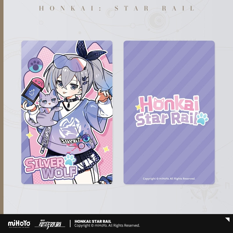 Honkai: Star Rail Little Cat Holographic Collectible Ticket-Silver Wolf-miHoYo-Ace Cards &amp; Collectibles