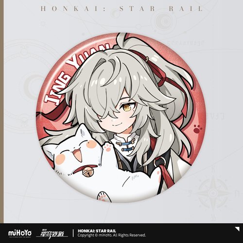 Honkai: Star Rail Little Cat Tin Badge-Jingyuan-miHoYo-Ace Cards &amp; Collectibles