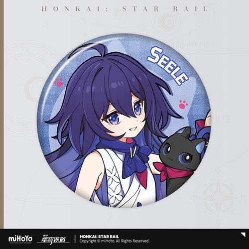 Honkai: Star Rail Little Cat Tin Badge-Kafka-miHoYo-Ace Cards &amp; Collectibles