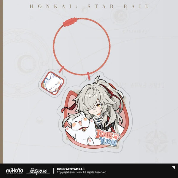 Honkai: Star Rail Little Kitty Acrylic Keychain-Jing Yuan-miHoYo-Ace Cards &amp; Collectibles