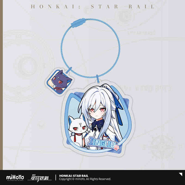 Honkai: Star Rail Little Kitty Acrylic Keychain-Kafka-miHoYo-Ace Cards & Collectibles