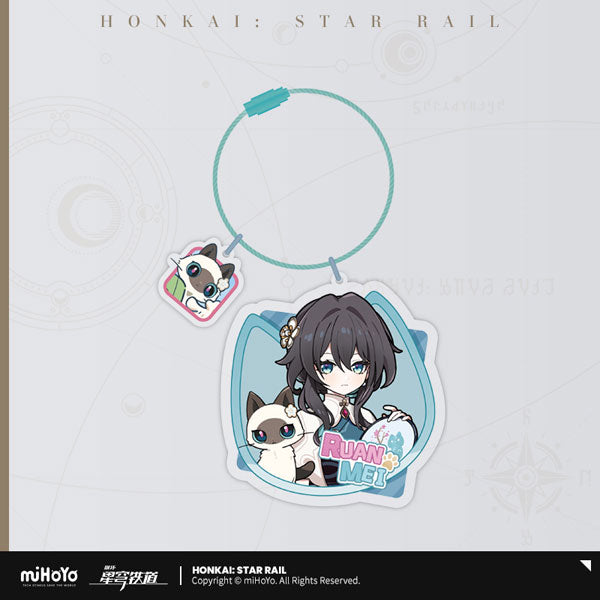 Honkai: Star Rail Little Kitty Acrylic Keychain-Kafka-miHoYo-Ace Cards & Collectibles