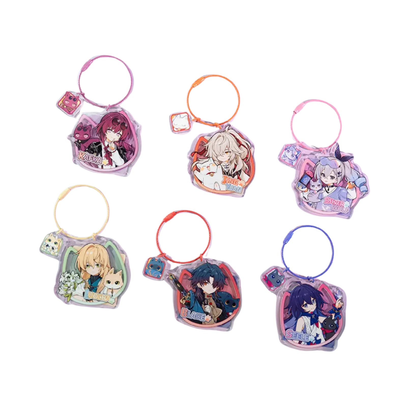 Honkai: Star Rail Little Kitty Acrylic Keychain-Kafka-miHoYo-Ace Cards & Collectibles