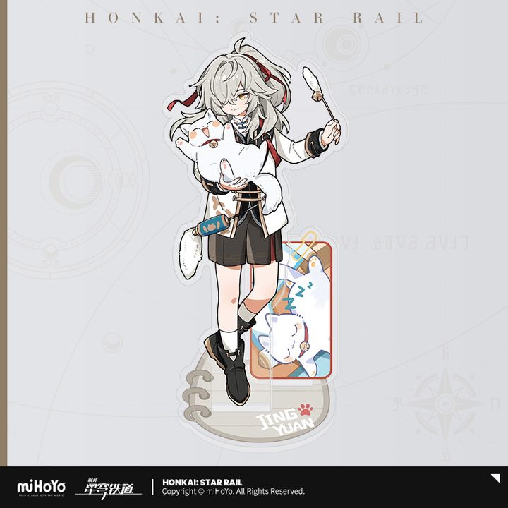 Honkai: Star Rail Little Kitty Acrylic Stand-Jing Yuan-miHoYo-Ace Cards &amp; Collectibles