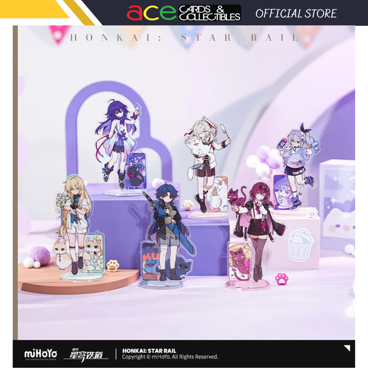 Honkai: Star Rail Little Kitty Acrylic Stand-Kafka-miHoYo-Ace Cards &amp; Collectibles