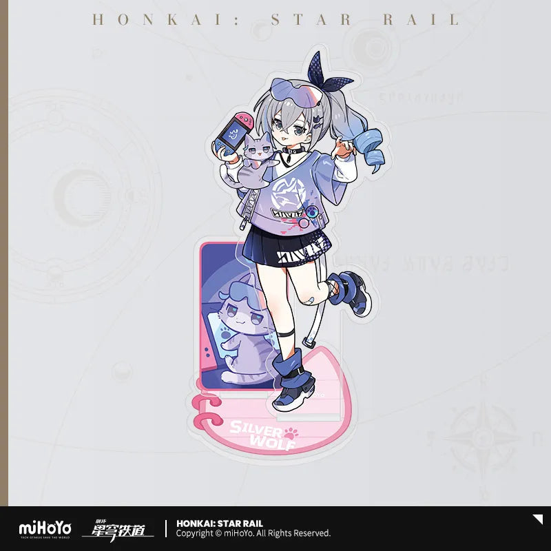 Honkai: Star Rail Little Kitty Acrylic Stand-Silver Wolf-miHoYo-Ace Cards &amp; Collectibles