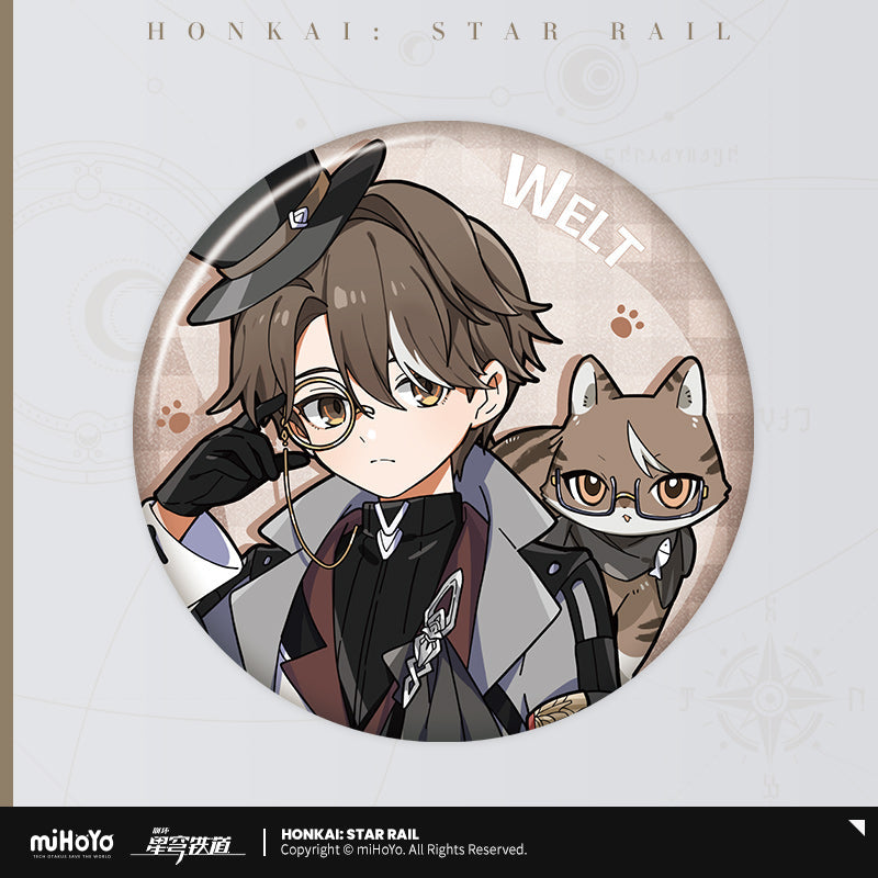Honkai: Star Rail Little Kitty Series Badge-Trailblazer M-miHoYo-Ace Cards & Collectibles