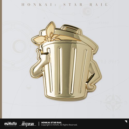 Honkai: Star Rail Lordly Trashcan Fridge Magnet Series-Gold-miHoYo-Ace Cards &amp; Collectibles