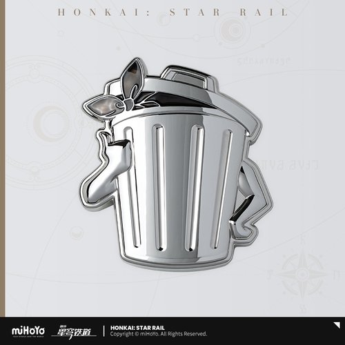 Honkai: Star Rail Lordly Trashcan Fridge Magnet Series-Silver-miHoYo-Ace Cards &amp; Collectibles