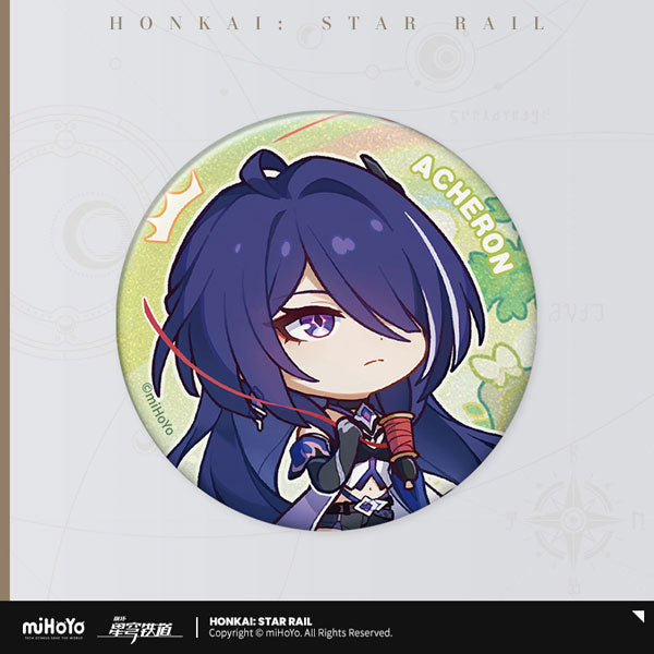 Honkai: Star Rail Lunar New Year Series Tin Badge-Acheron-miHoYo-Ace Cards &amp; Collectibles