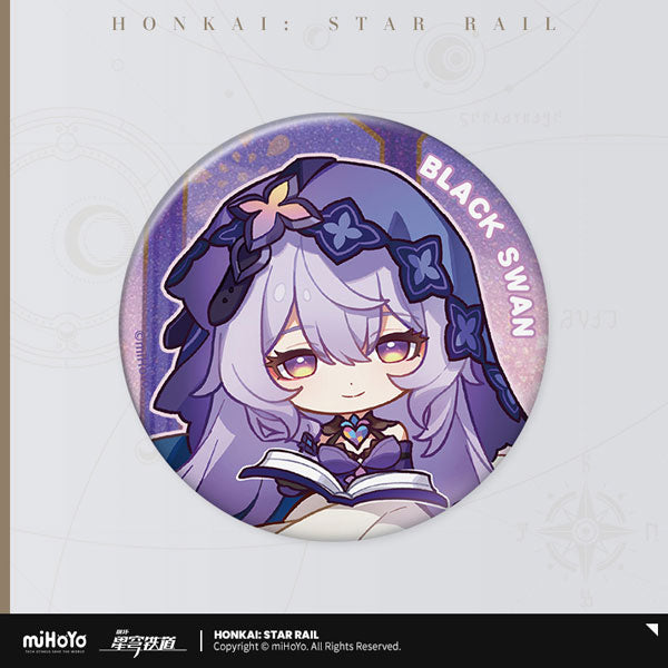 Honkai: Star Rail Lunar New Year Series Tin Badge-Black Swan-miHoYo-Ace Cards &amp; Collectibles