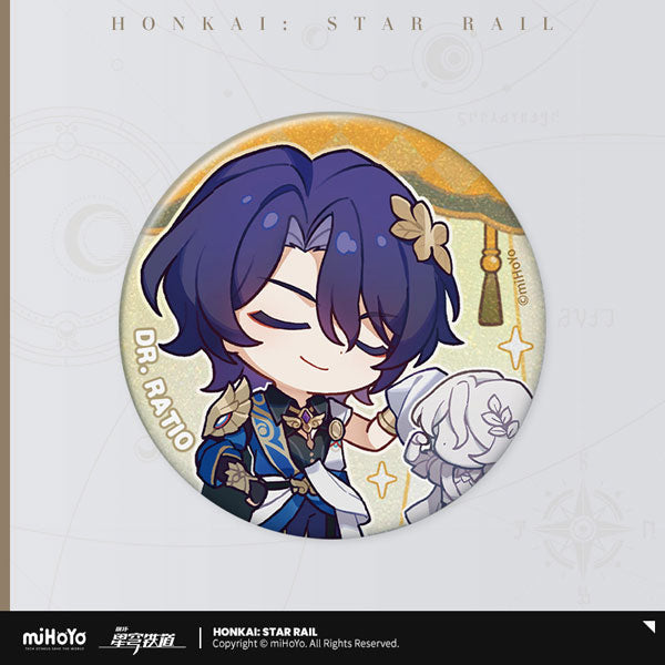 Honkai: Star Rail Lunar New Year Series Tin Badge-Dr.Ratio-miHoYo-Ace Cards &amp; Collectibles