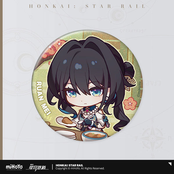 Honkai: Star Rail Lunar New Year Series Tin Badge-Ruan Mei-miHoYo-Ace Cards &amp; Collectibles