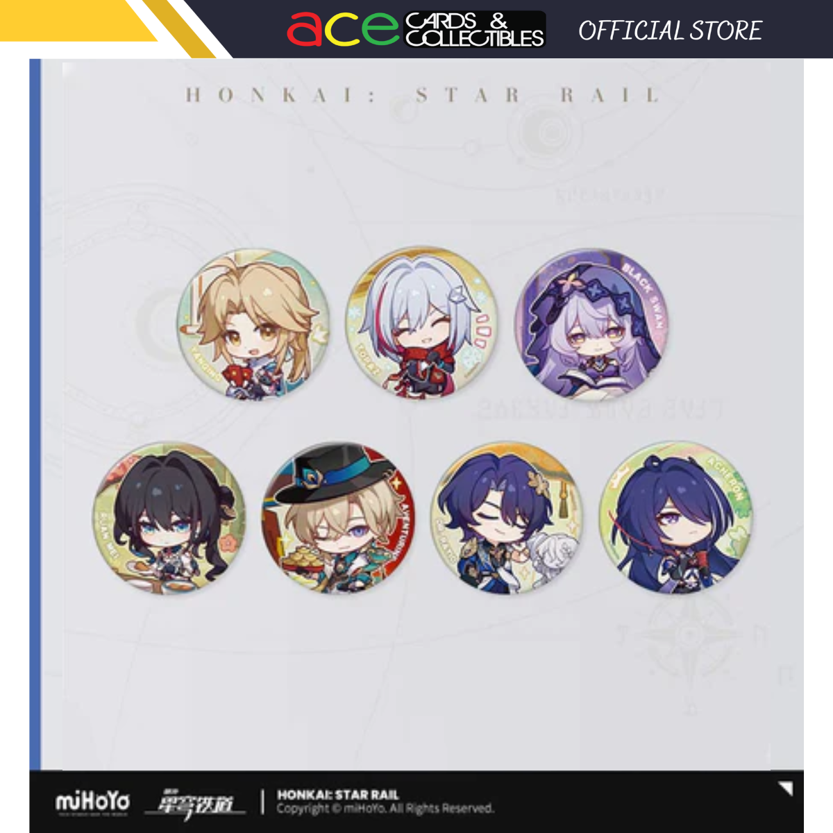 Honkai: Star Rail Lunar New Year Series Tin Badge-Yanqing-miHoYo-Ace Cards &amp; Collectibles