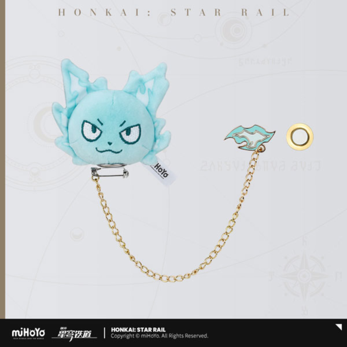 Honkai: Star Rail Mr.Tail Plush Badge-Standby-miHoYo-Ace Cards &amp; Collectibles