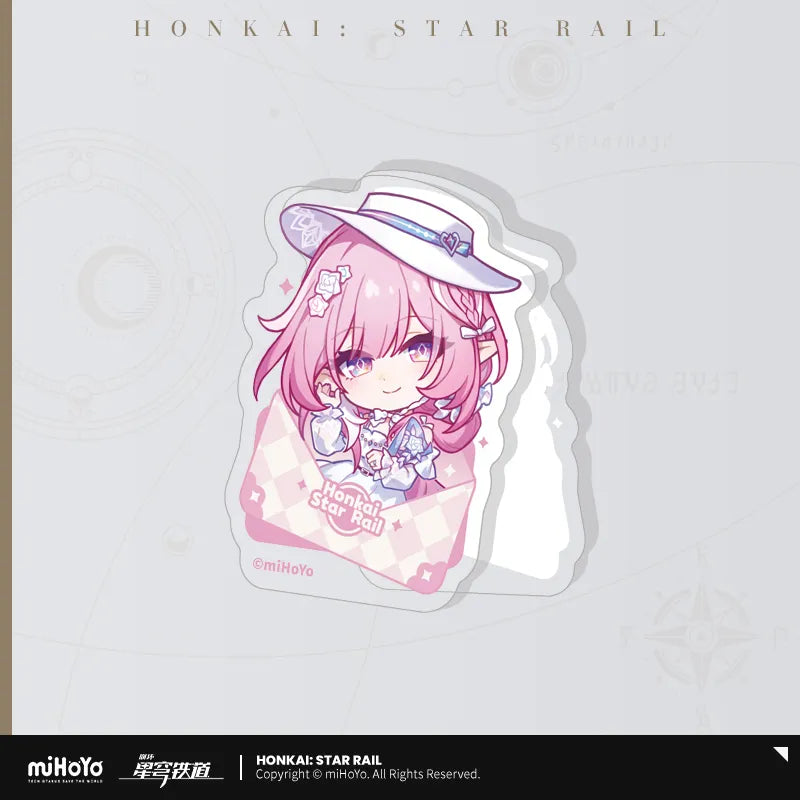 Honkai Star Rail Nameless Medal Series Acrylic Clips-Cyrene-miHoYo-Ace Cards & Collectibles