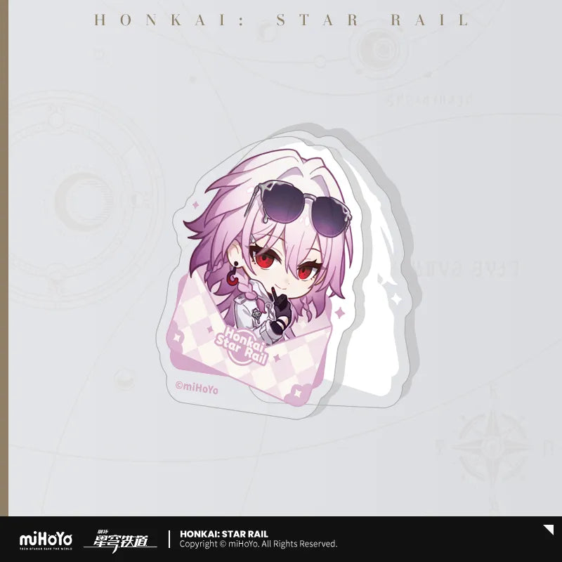 Honkai Star Rail Nameless Medal Series Acrylic Clips-Evernight-miHoYo-Ace Cards & Collectibles