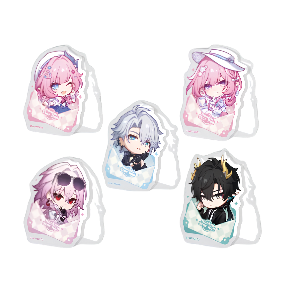 Honkai Star Rail Nameless Medal Series Acrylic Clips-Phainon-miHoYo-Ace Cards & Collectibles