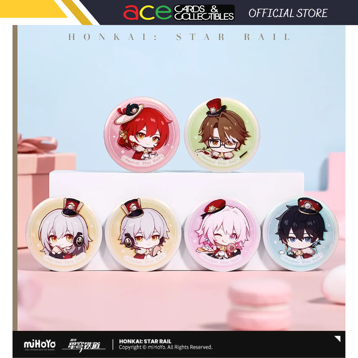 Honkai: Star Rail Nameless Medal Series Tin Badge-Dan Heng-miHoYo-Ace Cards & Collectibles