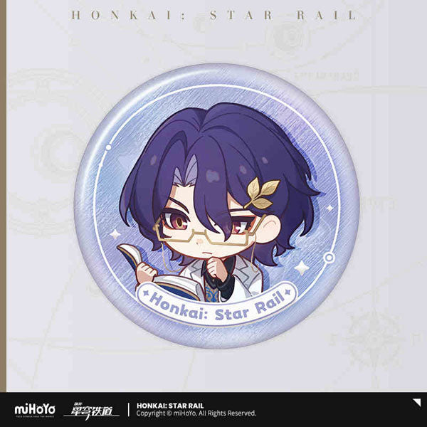 Honkai: Star Rail Nameless Medal Series Tin Badge-Dr. Ratio-miHoYo-Ace Cards & Collectibles
