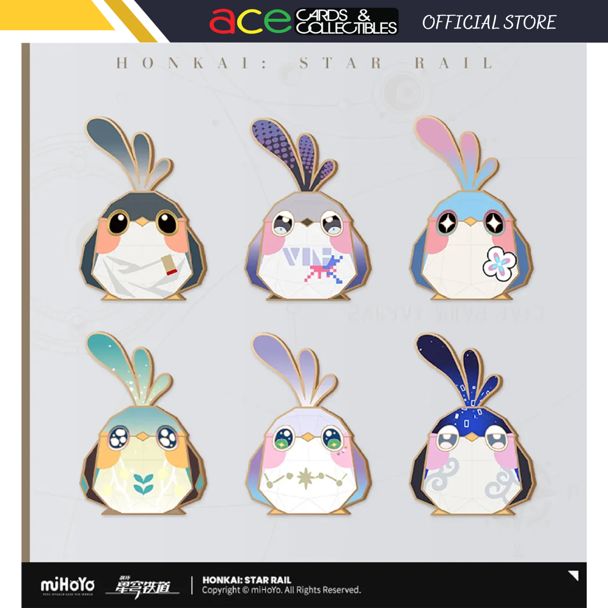 Honkai: Star Rail Origami Bird Clash Metal Bookmark-Jade Bird-miHoYo-Ace Cards & Collectibles