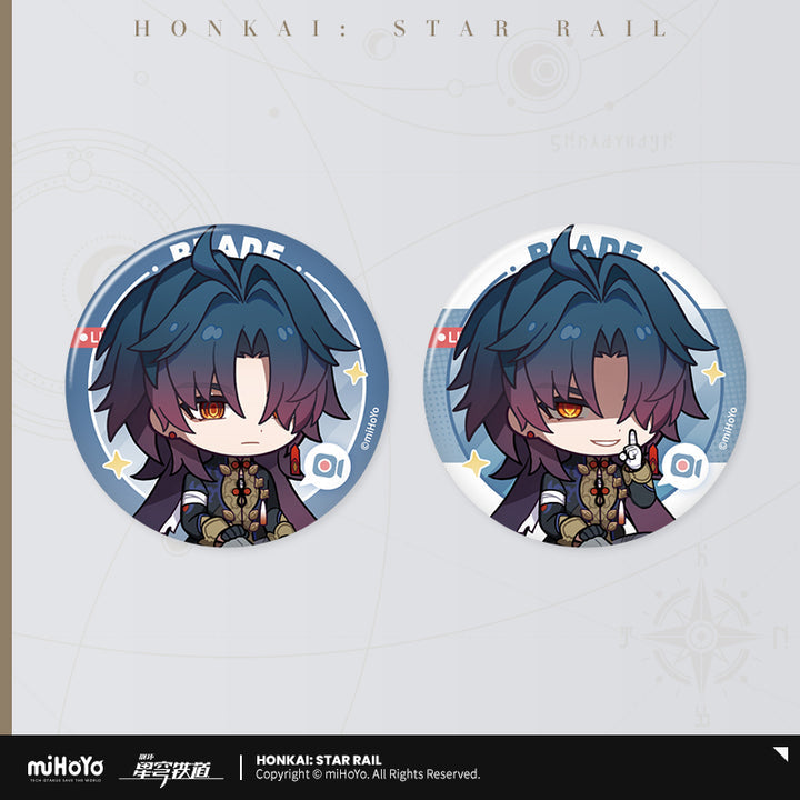 Honkai: Star Rail Owlbert’s Reception Room: Character Badge Set-Blade-miHoYo-Ace Cards & Collectibles