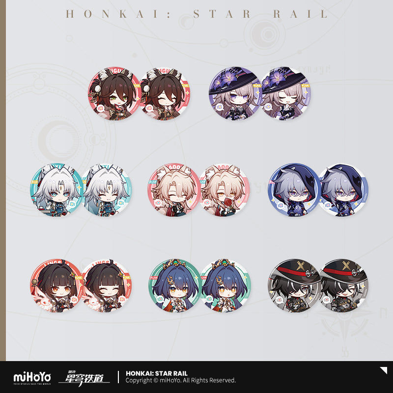 Honkai: Star Rail Owlbert’s Reception Room: Character Badge Set-Dan Heng·IL-miHoYo-Ace Cards & Collectibles