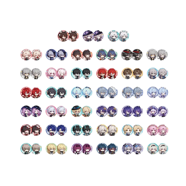 Honkai: Star Rail Owlbert’s Reception Room: Character Badge Set-Dan Heng·IL-miHoYo-Ace Cards & Collectibles