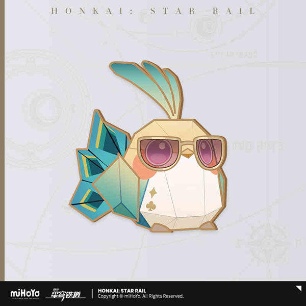 Honkai: Star Rail Owlbert’s Reception Room Metal Badge-Aventurine-miHoYo-Ace Cards & Collectibles