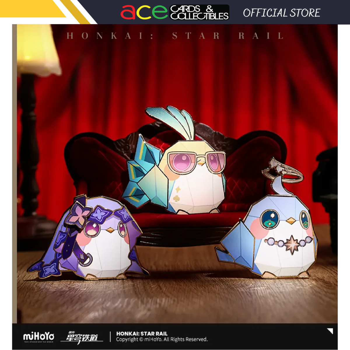 Honkai: Star Rail Owlbert’s Reception Room Metal Badge-Black Swan-miHoYo-Ace Cards & Collectibles