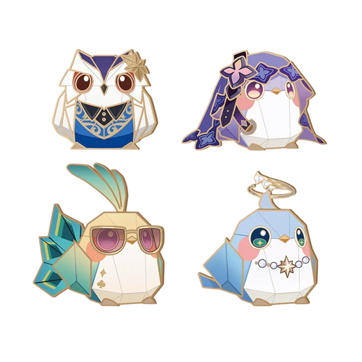 Honkai: Star Rail Owlbert’s Reception Room Metal Badge-Black Swan-miHoYo-Ace Cards & Collectibles