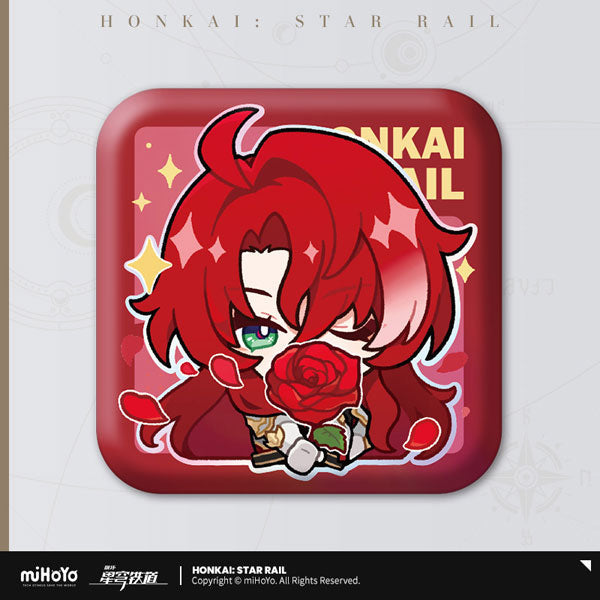 Honkai: Star Rail Pom-Pom Gallery Square Badge Series-Argenti-miHoYo-Ace Cards &amp; Collectibles