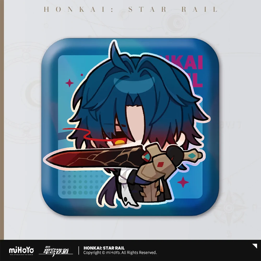 Honkai: Star Rail Pom-Pom Gallery Square Badge Series-Blade-miHoYo-Ace Cards &amp; Collectibles