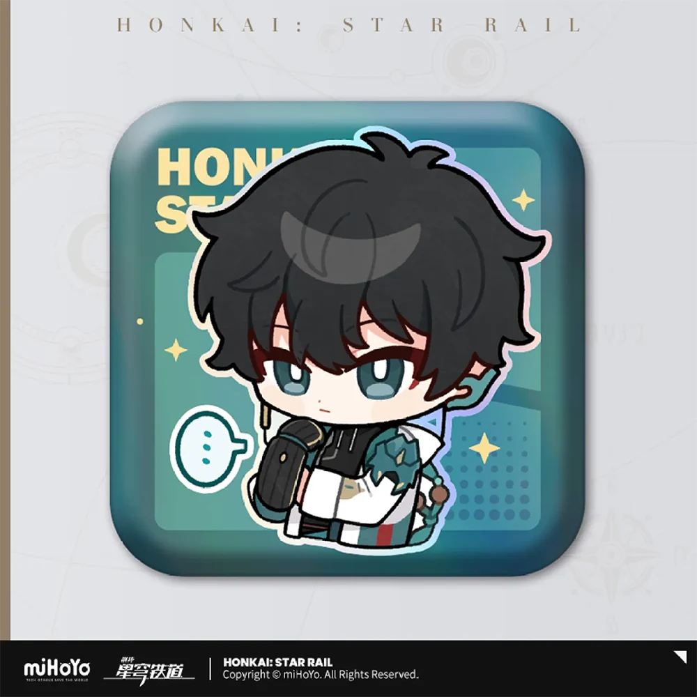 Honkai: Star Rail Pom-Pom Gallery Square Badge Series-Dan Heng-miHoYo-Ace Cards &amp; Collectibles